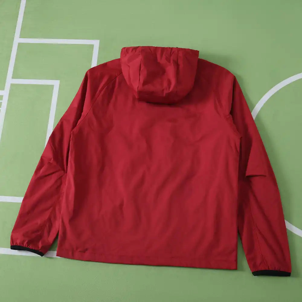 2026/2027 FC Barcelona Windbreaker Red – back