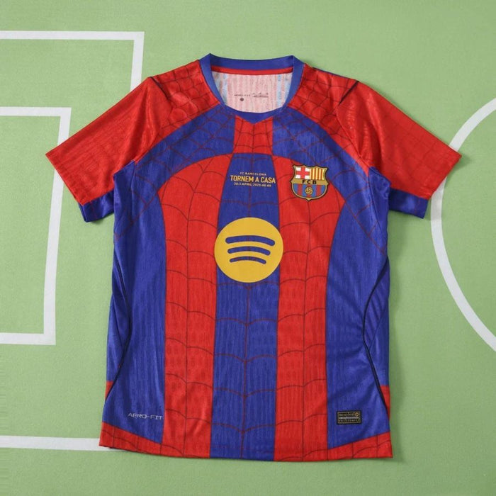 2026 FC Barcelona Home Spider-Man Blue Red